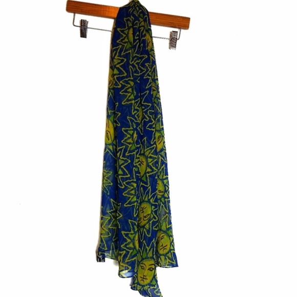 ATG Unic and rare 100%rayon sun scarf - Picture 6 of 6